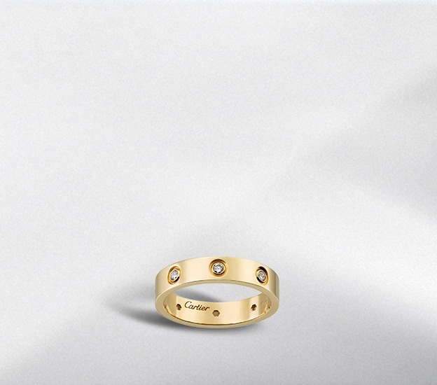 cartier style gold ring