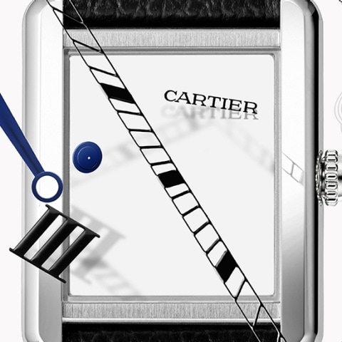 Cartier tank sapphire top