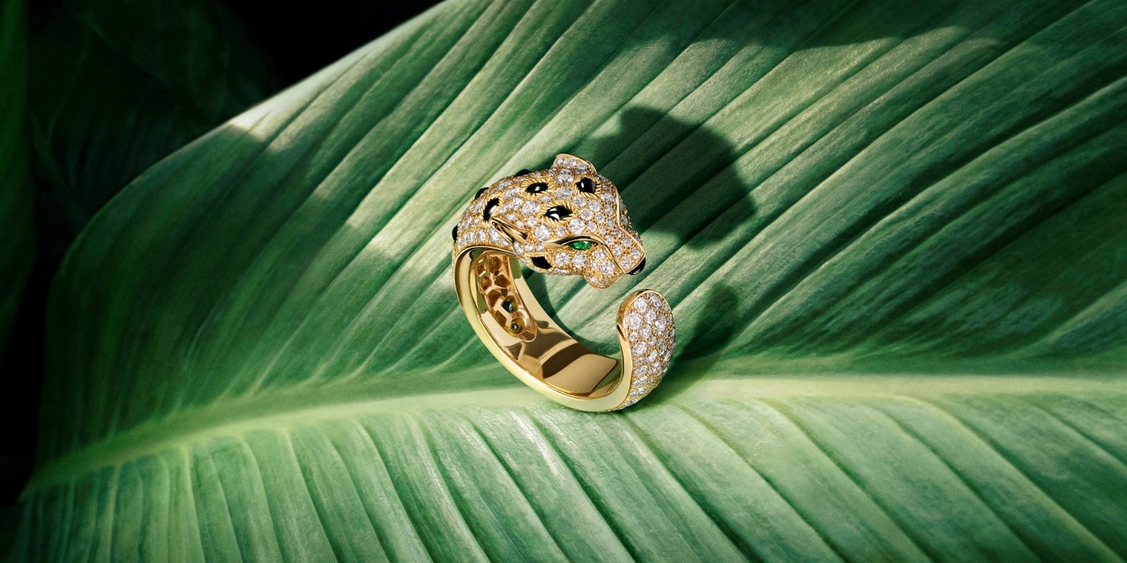 Mens cartier panther best sale ring