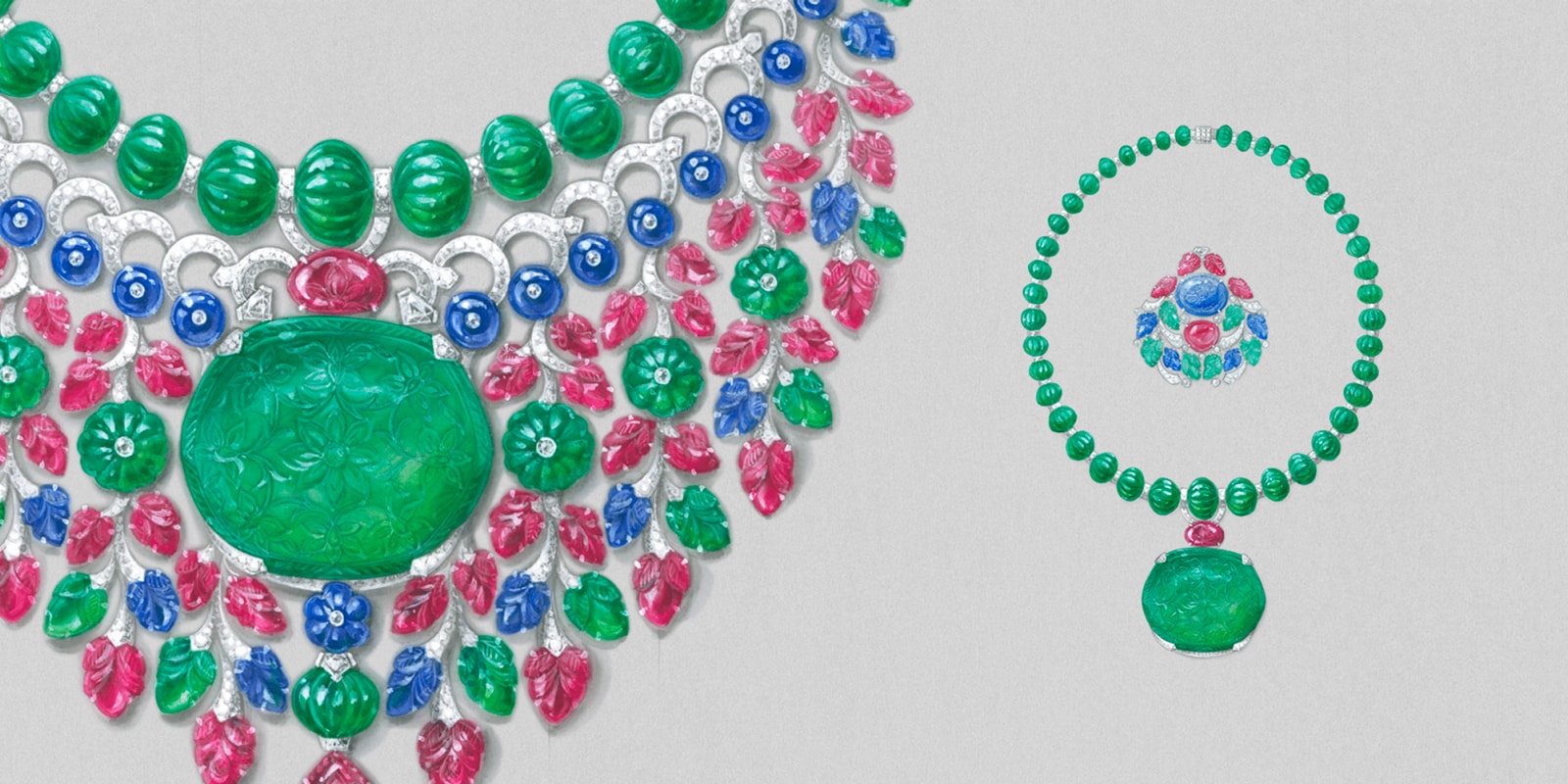 Cartier tutti top frutti necklace