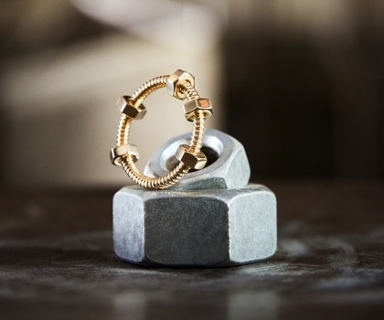 Ecrou de Cartier Bracelets | Bolts-Inspired Gold Bangles Ecrou de Cartier Bracelets | Bolts-Inspired Gold Bangles