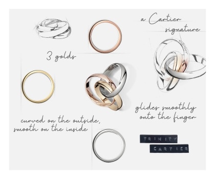 Cartier trio outlet