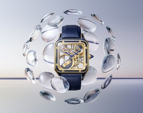 Cartier skeleton cheap watch