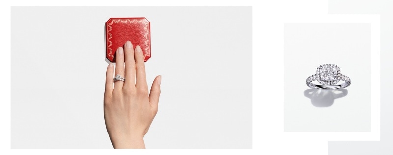 Cartier destinée solitaire platinum diamonds price discount