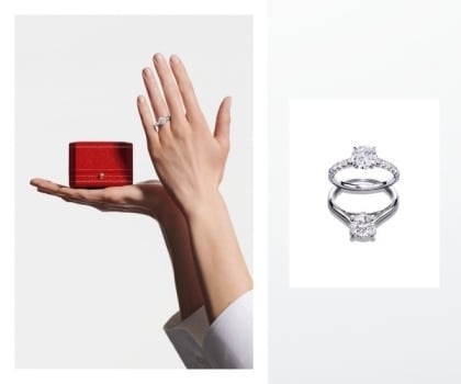 Cartier hotsell ring setting