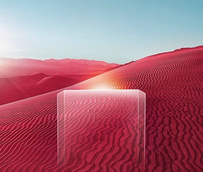 Sun-warmed sand dunes