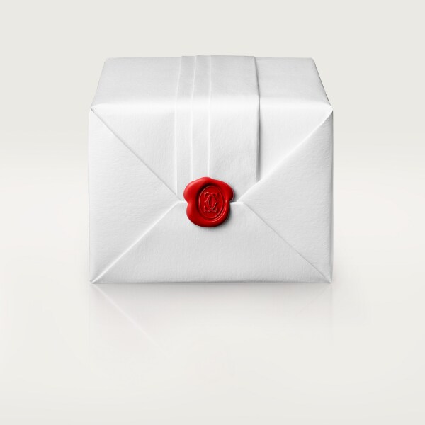 Grain de Café earrings, semi-paved Yellow gold, platinum, diamonds