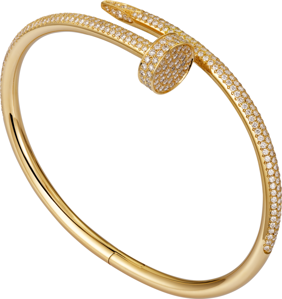 Juste un Clou braceletYellow gold, diamonds