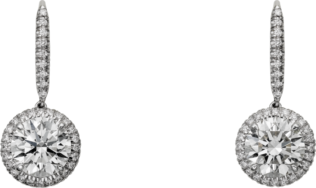 Cartier Destinée earringsPlatinum, diamonds