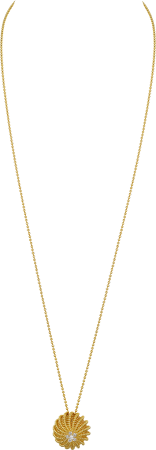 Cactus de Cartier necklace Yellow gold, diamonds