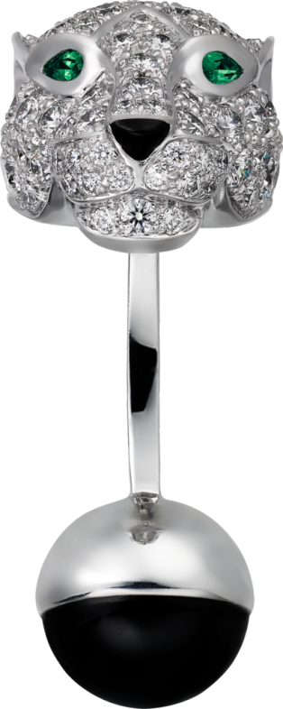 Panthère de Cartier cufflinks Panthère de Cartier gold cufflinks paved with diamonds