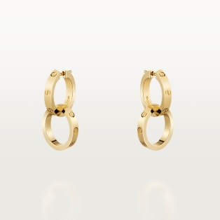 <span class='lovefont'>A </span> earrings Yellow gold