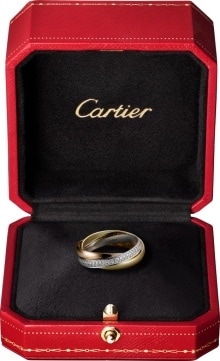 trinity de cartier ring small model
