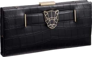 black and white clutch bag