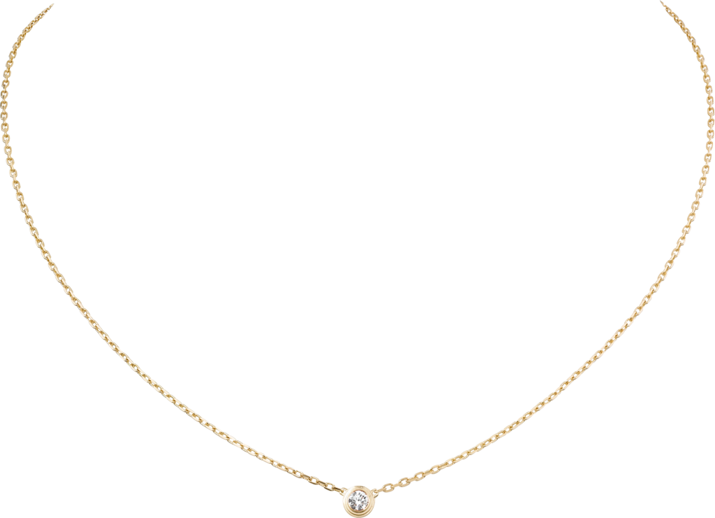 Cartier d'Amour 项链，大号款黄金，钻石