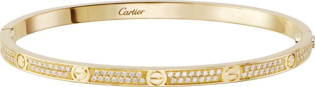 cartier diamond bracelet gold