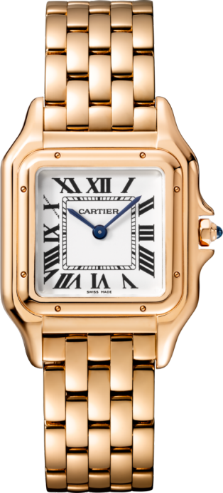 Panthère de Cartier watch Medium model, quartz movement, rose gold