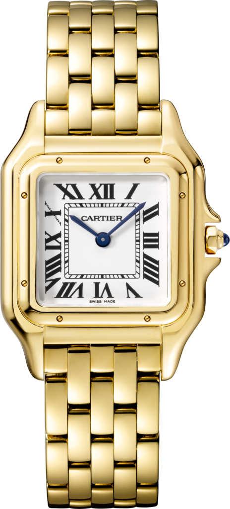 Panthère de Cartier腕表中号表款，石英机芯，18K黄金