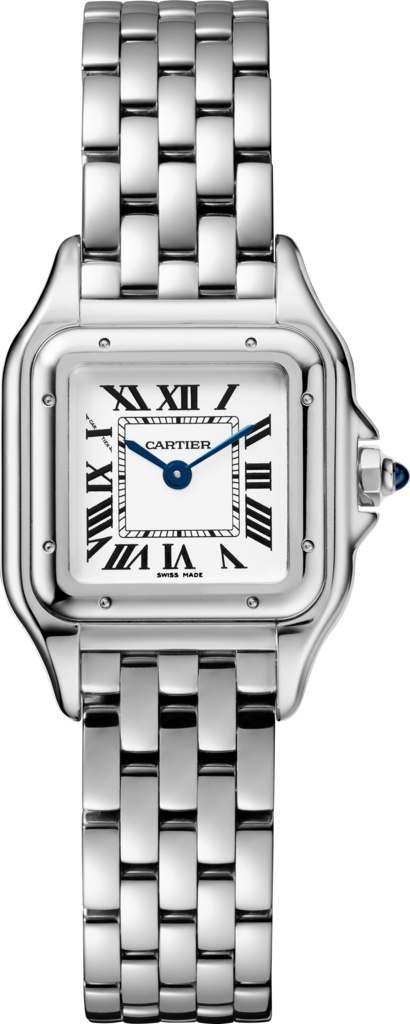 Panthère de Cartier卡地亚猎豹腕表，小号表款小号表款，石英机芯，精钢