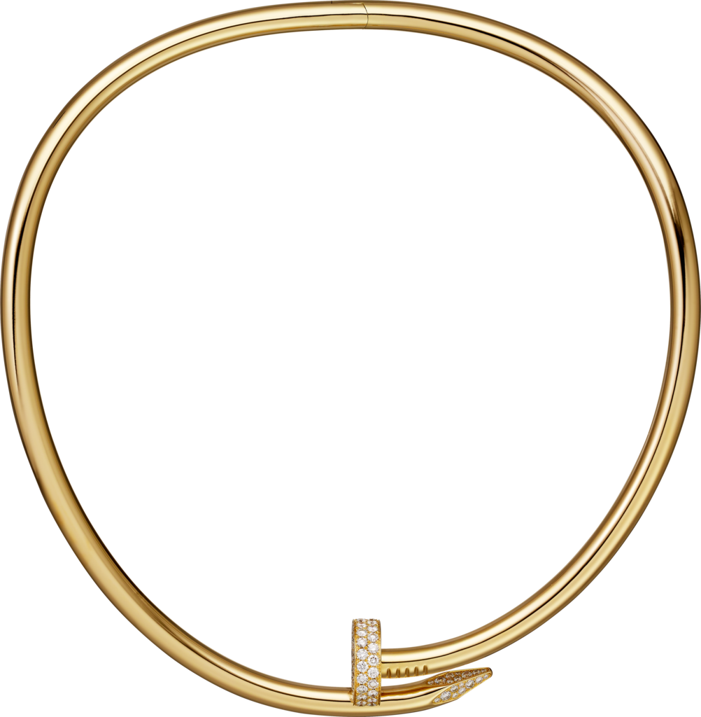Juste un Clou necklaceYellow gold, diamonds