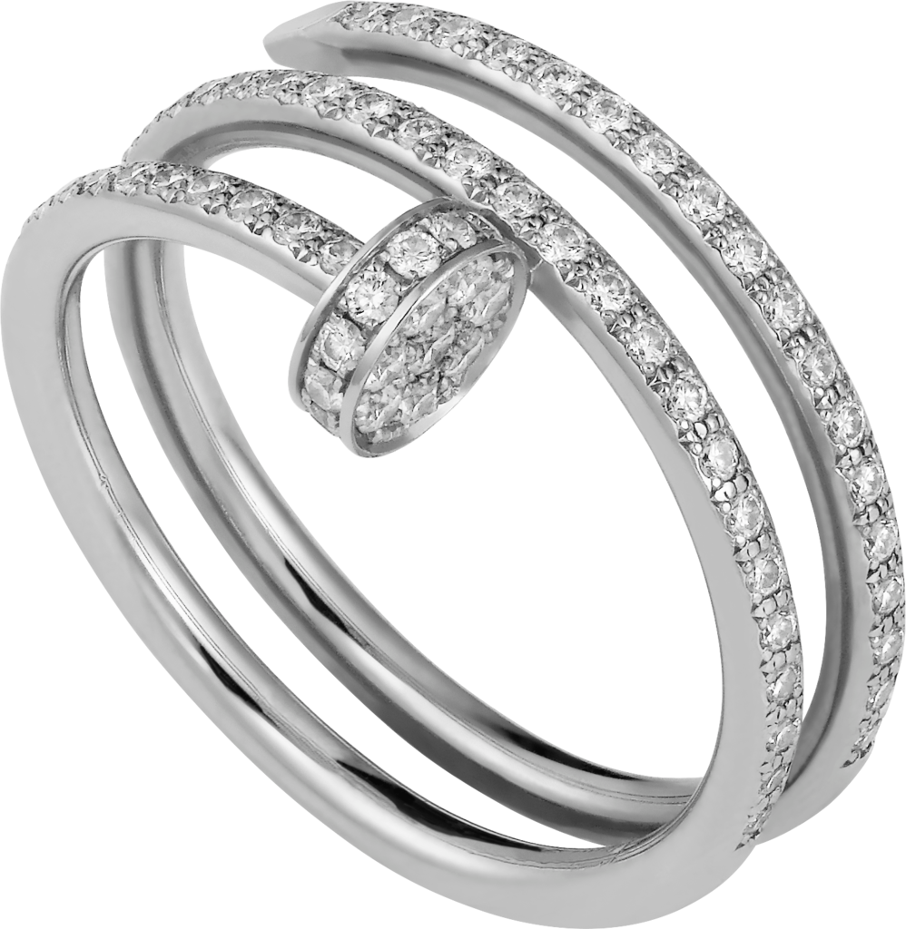 Juste un Clou ringWhite gold, diamonds