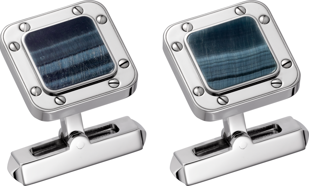 cartier cufflinks silver