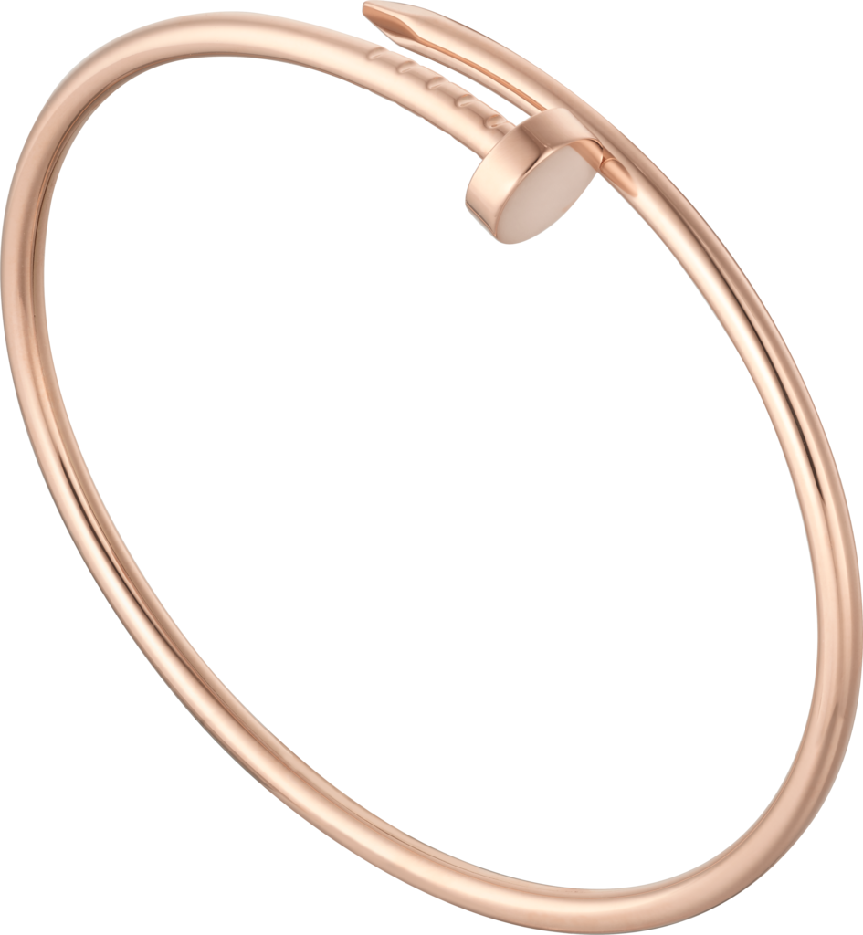 cartier rose gold bracelet nail