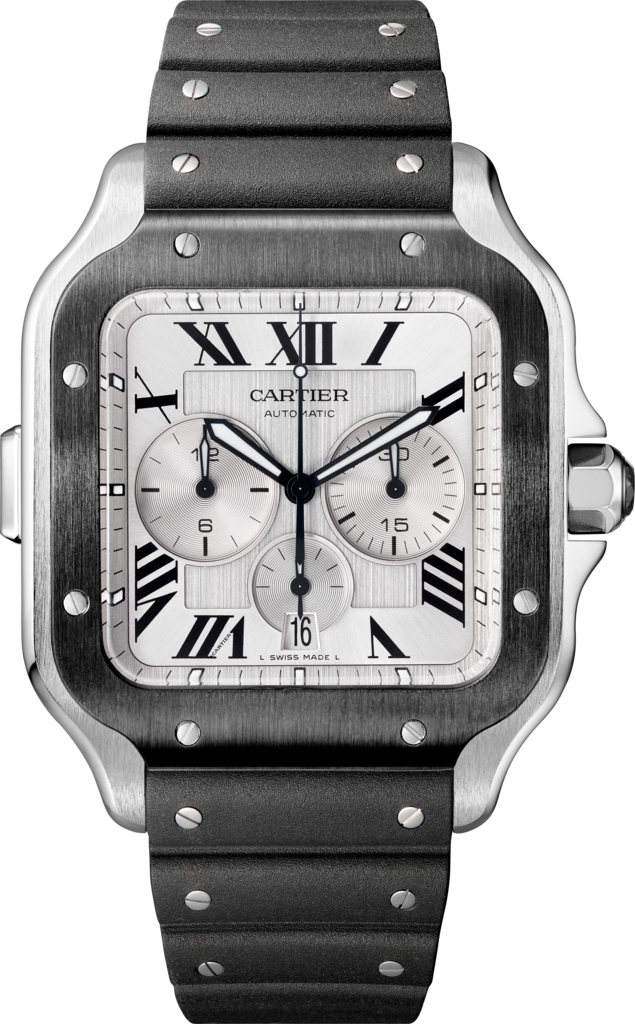 cartier watch with rubber band