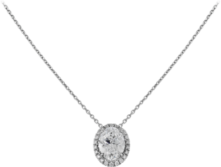 Cartier Destinée necklace Platinum, diamonds