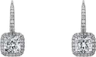 Cartier Destinée耳环 铂金，钻石