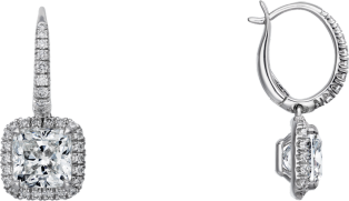 Cartier Destinée earrings Platinum, diamonds