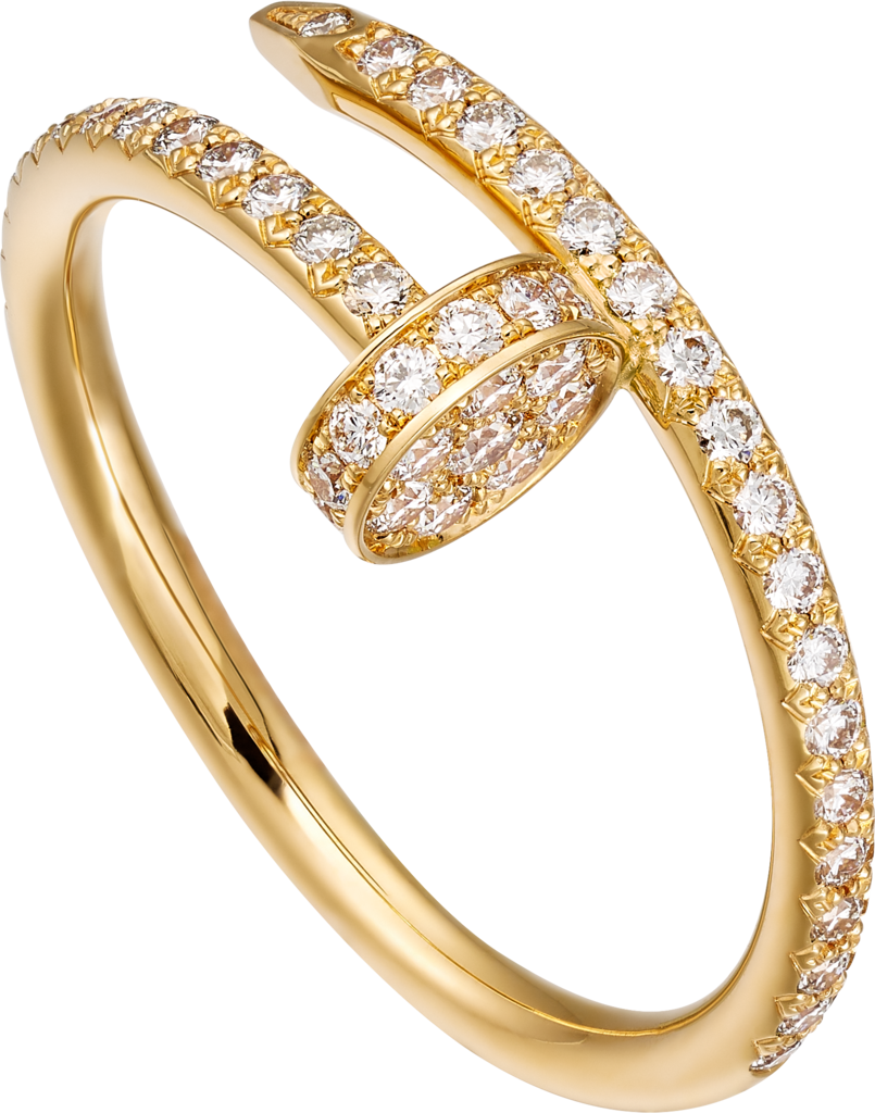 Clou ring - Yellow gold, diamonds - Cartier