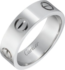 platinum cartier ring