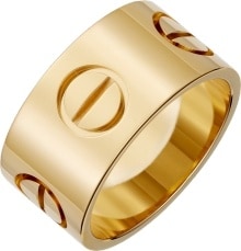 thick cartier love ring