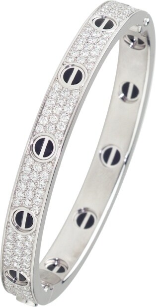 love bracelet cartier diamonds