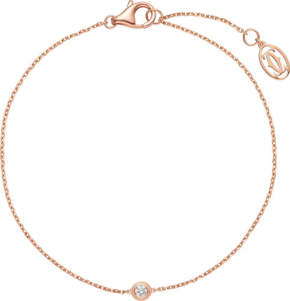 Cartier d'Amour bracelet, small modelRose gold, diamond