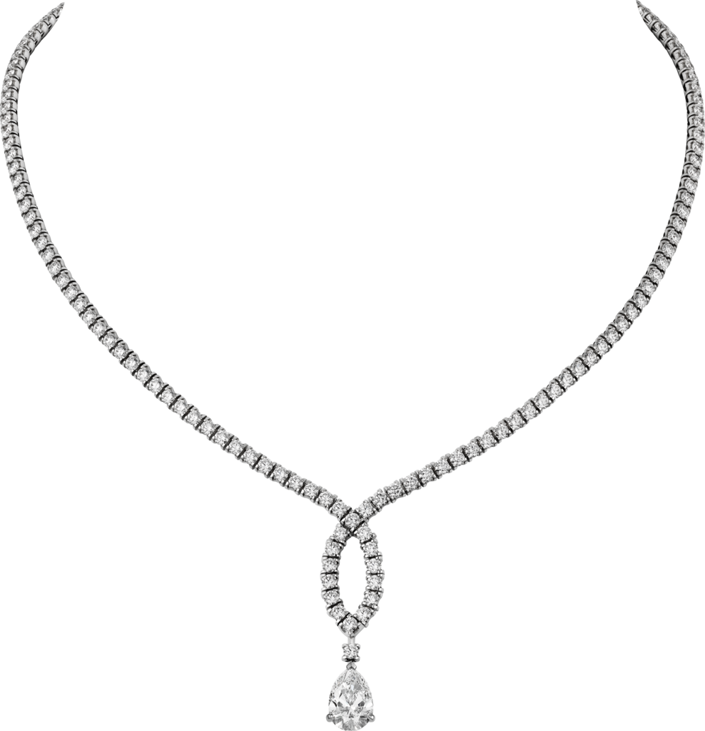 High Jewellery necklaceWhite gold, diamonds