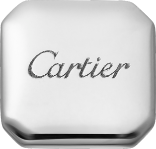Cartier Héritage红宝石衬衫钉饰 白金，红宝石，钻石