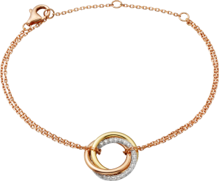 CRB6016700 - Trinity bracelet - White gold, yellow gold, rose gold - Cartier