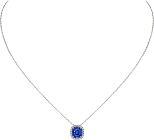 Cartier Destinée项链，镶嵌彩色宝石 铂金，蓝宝石，钻石