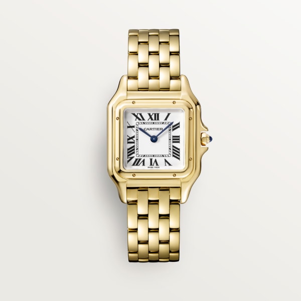 Panthère de Cartier腕表 中号表款，石英机芯，18K黄金