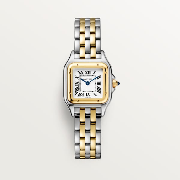 Panthère de Cartier腕表 小号表款，石英机芯，18K黄金，精钢