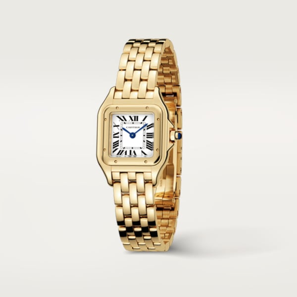 Panthère de Cartier watch Small model, quartz movement, yellow gold