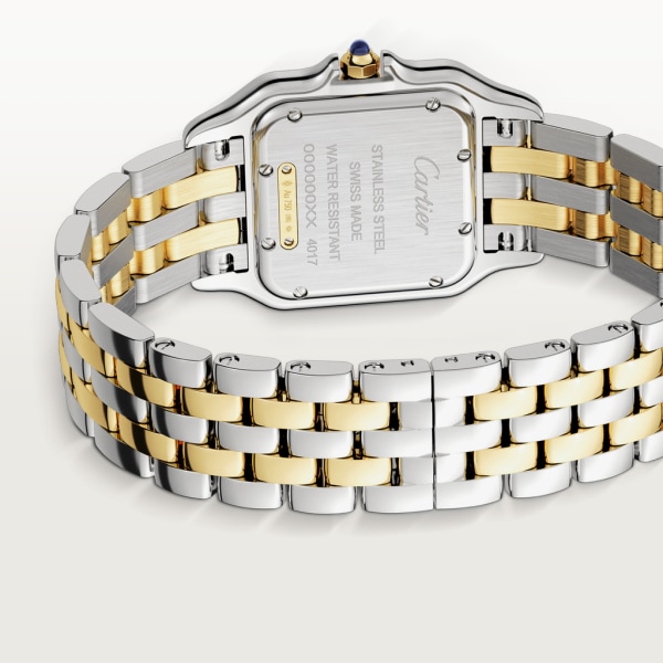 Panthère de Cartier腕表 中号表款，石英机芯，18K黄金与精钢