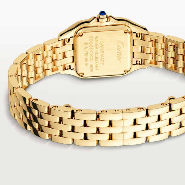 Panthère de Cartier watch Small model, quartz movement, yellow gold