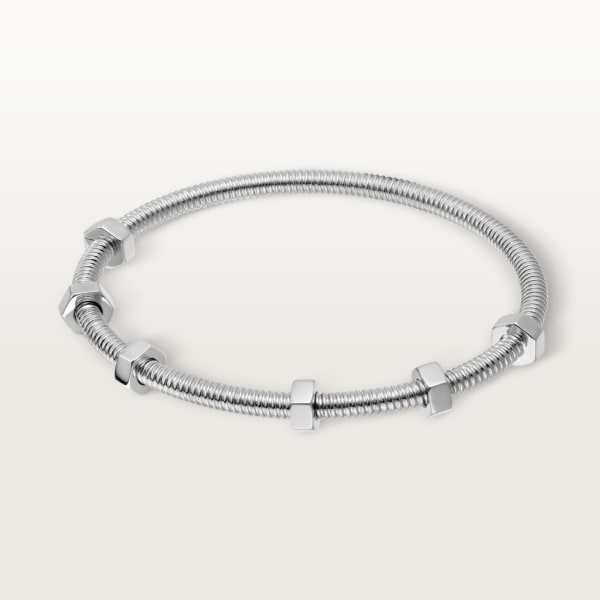 Ecrou de Cartier bracelet Rhodium-finish white gold