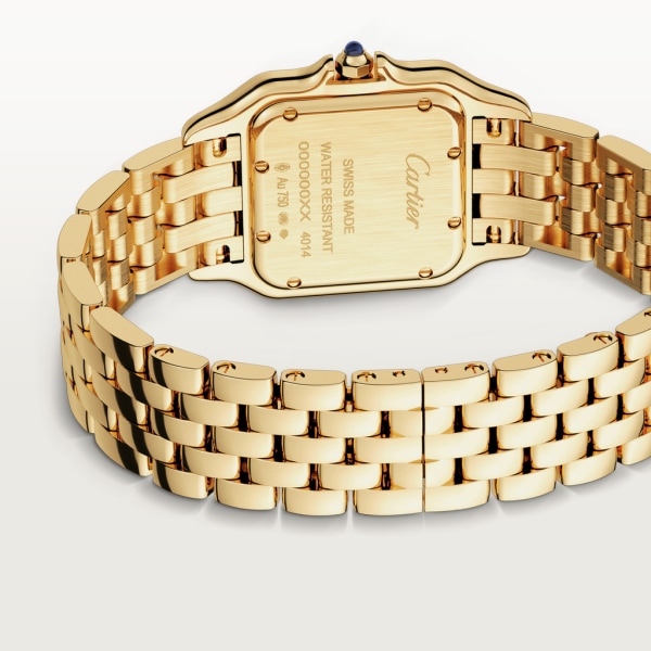 Panthère de Cartier watch Medium model, quartz movement, yellow gold