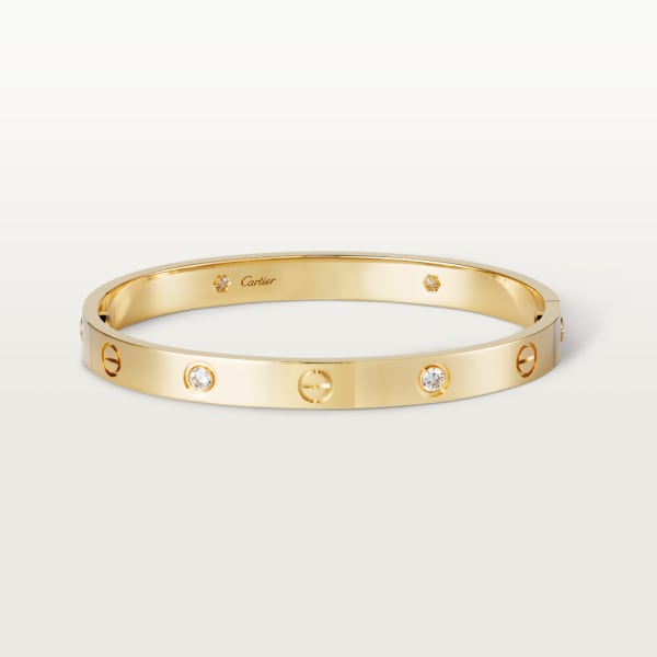 Crb6035917 Love Bracelet 4 Diamonds Yellow Gold Diamonds Cartier