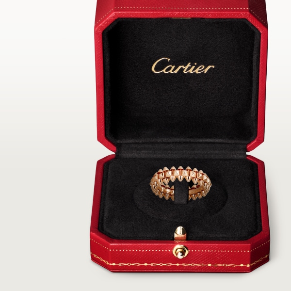 Clash de Cartier戒指，小号款 玫瑰金