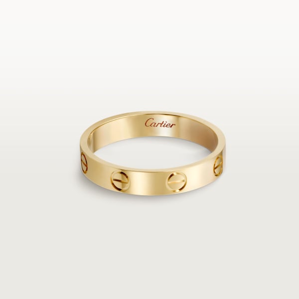 Love wedding band Yellow gold